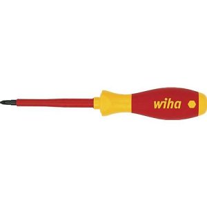 Wiha VDE-Schraubendreher 321N, PH 0, Klingenlänge 60 mm, IEC 60900 geprüft, Chrom-Vanadium-Molybdän-Stahl Wiha VDE-Schraubendreher 321N, PH 0, Klingenlänge 60 mm, IEC 60900 geprüft, Chrom-Vanadium-Molybdän-Stahl