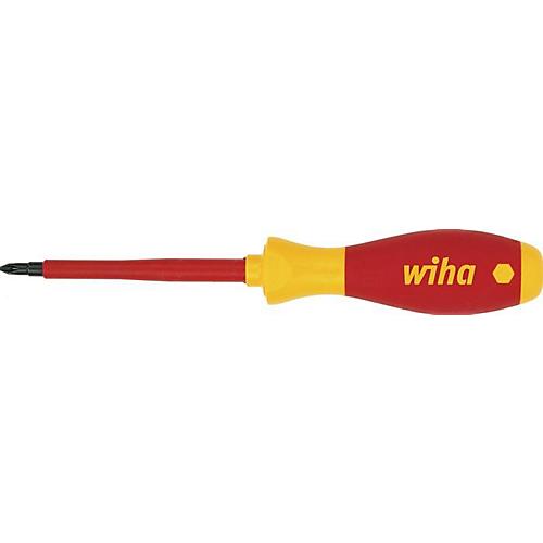 Wiha VDE-Schraubendreher 321N, PH 0, Klingenlänge 60 mm, IEC 60900 geprüft, Chrom-Vanadium-Molybdän-Stahl