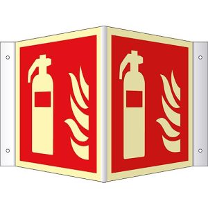 Winkelschild ‚Feuerlöscher‘