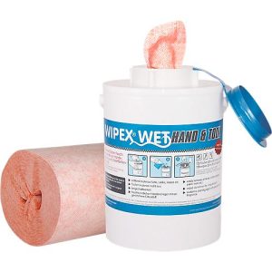 WIPEX Feuchttuchsystem Wet Hand & Tool, 200 x 380 mm, Nachfüllpack WIPEX Feuchttuchsystem Wet Hand & Tool, 200 x 380 mm, Nachfüllpack