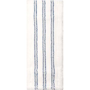 Wischmopp Bezug Sprintus Premium, Mikrofaser/Borste, mit Laschen, B 400 mm, 5 Stück, weiß/blau Wischmopp Bezug Sprintus Premium, Mikrofaser/Borste, mit Laschen, B 400 mm, 5 Stück, weiß/blau