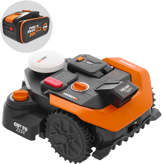 Worx Landroid Vision Cloud WR308E - Mähroboter - ohne Installation