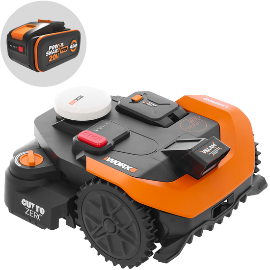 Worx Landroid Vision Cloud WR312E - Mähroboter - ohne Installation