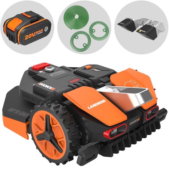 Worx Landroid Vision L1300 WR213E - Mähroboter - ohne Begrenzungskabel