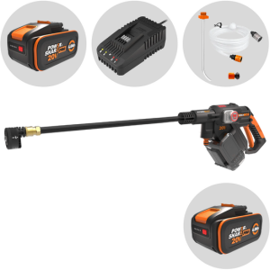 Worx Nitro HydroShot WG633E – Akku-Hochdruckreinigerpistole – 20V/4Ah Worx Nitro HydroShot WG633E – Akku-Hochdruckreinigerpistole – 20V/4Ah
