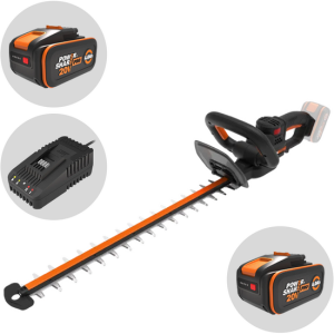 Worx Nitro WG263E – Akku-Heckenschere – 20V/4Ah – 57 cm Schwertlänge