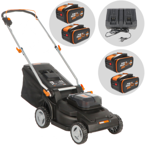 Worx Nitro WG745E – Akku-Rasenmäher – 2x20V/4Ah – Schnittbreite 41cm
