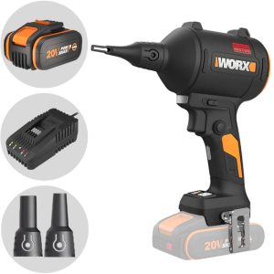 Worx Nitro WX099 – Tragbarer Akku-Staubbläser– 20 V / 4 Ah Worx Nitro WX099 – Tragbarer Akku-Staubbläser– 20 V / 4 Ah
