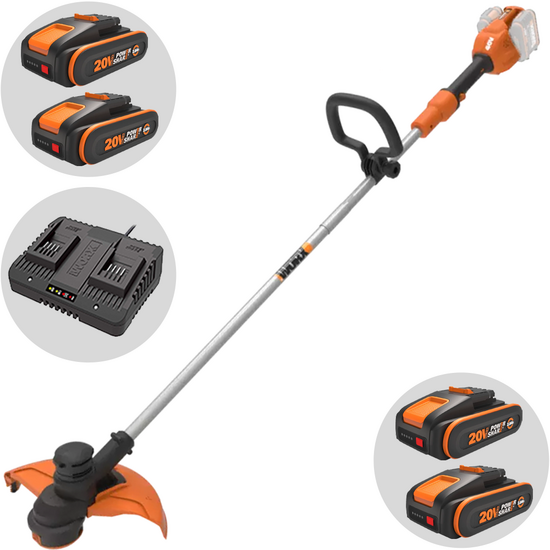 Worx WG183E - Akku-Motorsense - 40V - 2x20/2Ah