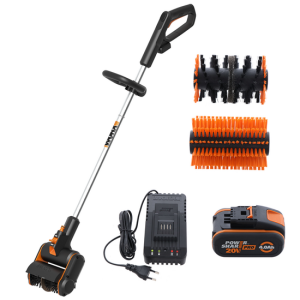 Worx WG441E – Akku-Oberflächenbürste – 20V – 4Ah – 2 Bürsten enthalten Worx WG441E – Akku-Oberflächenbürste – 20V – 4Ah – 2 Bürsten enthalten