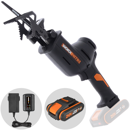 Worx WG893E - Akku-Säbelsäge - 20V 2Ah