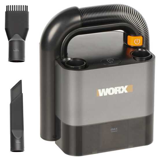 Worx WX030.9 - Tragbarer Akku-Staubsauger - OHNE BATTERIEN UND LADEGERÄT