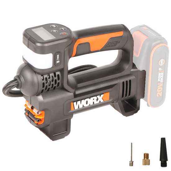 Worx WX092.9 - Akku-Kompressor - OHNE BATTERIEN UND LADEGERÄT