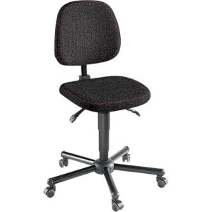 XXL-Arbeitsdrehstuhl meychair Workster Pro W19-11375, mit Rollen, höhenverstellbar, bis 250 kg, Stoff, desinfektionsmittelbeständig, schwarz XXL-Arbeitsdrehstuhl meychair Workster Pro W19-11375, mit Rollen, höhenverstellbar, bis 250 kg, Stoff, desinfektionsmittelbeständig, schwarz