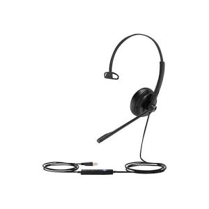Yealink UH34 Mono – Kopfhörer mit Mikrofon – On-Ear – kabelgebunden – USB – UC-zertifiziert Yealink UH34 Mono – Kopfhörer mit Mikrofon – On-Ear – kabelgebunden – USB – UC-zertifiziert