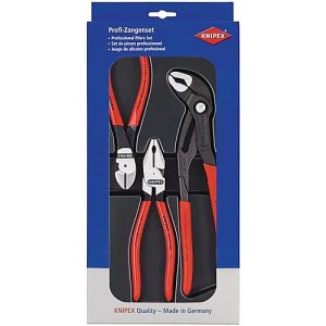 Zangensatz Kraft-Paket Inh.3tlg.pol.Kunststoffti efziehteil KNIPEX