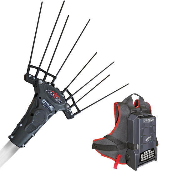 Zanon Albatros AL300- Batteriebetriebener Olivenrüttler - Teleskopschaft 210 - 340cm - 50,4 15.9 Ah