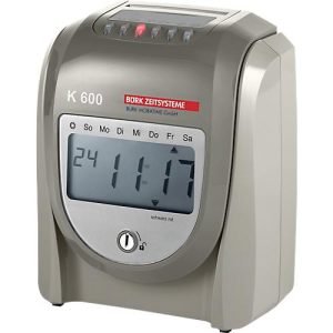 Zeiterfassungsgerät Modell K 600 Zeiterfassungsgerät Modell K 600