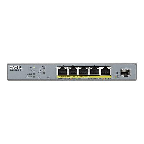 Zyxel GS1350-6HP - Switch - 6 Anschlüsse - Smart