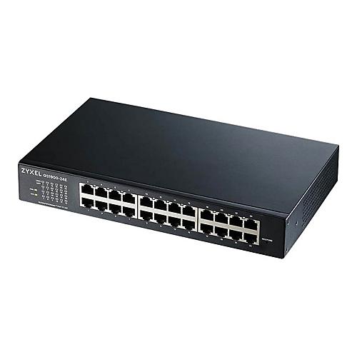 Zyxel GS1900 Series GS1900-24E - Switch - Smart - 24 x 10/100/1000 - an Rack montierbar, wandmontierbar - für USG Flex 100