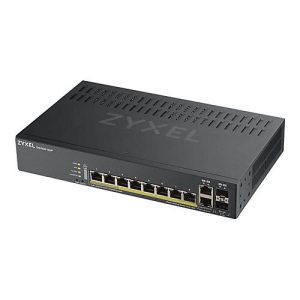 Zyxel GS1920-8HPv2 – Switch – Smart – 8 x 10/100/1000 (PoE+) + 2 x Kombi-Gigabit-SFP – Desktop, wandmontierbar – PoE+ (130 W) Zyxel GS1920-8HPv2 – Switch – Smart – 8 x 10/100/1000 (PoE+) + 2 x Kombi-Gigabit-SFP – Desktop, wandmontierbar – PoE+ (130 W)